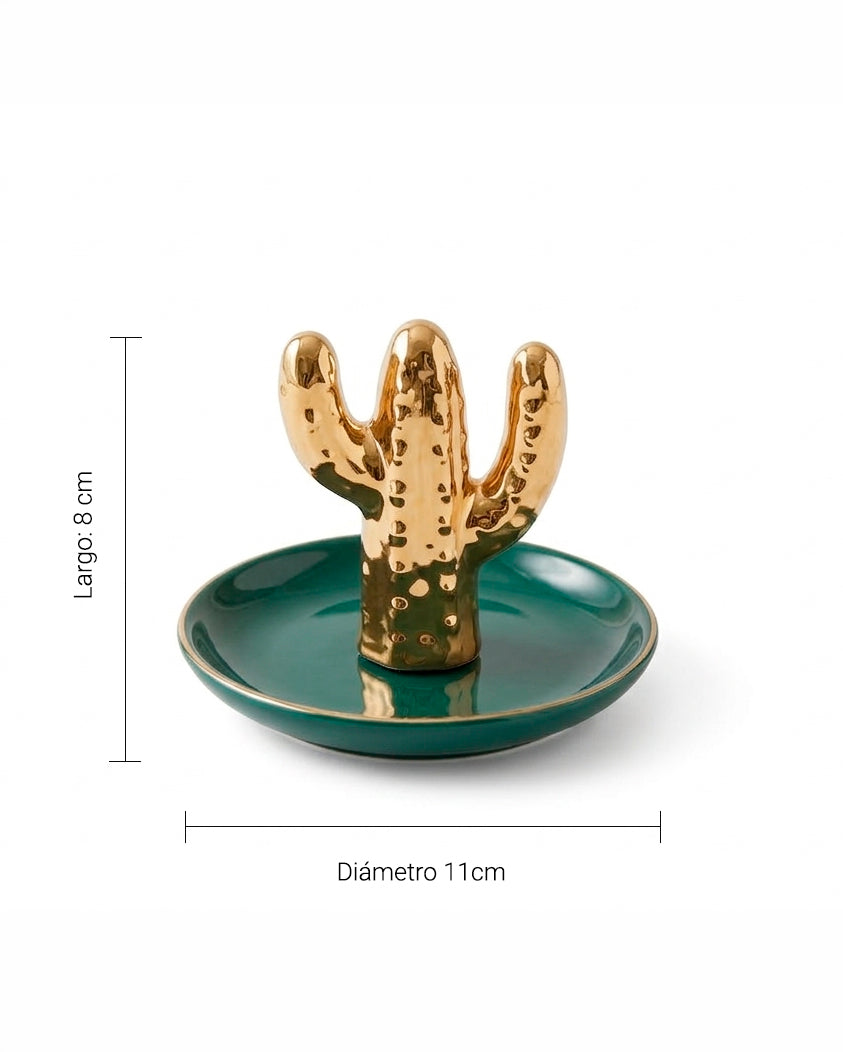 Porta Joyas Decorativo Cactus