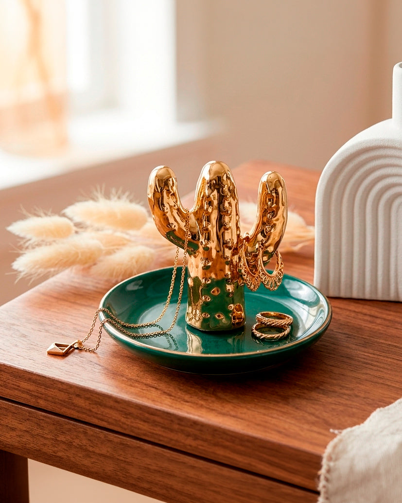 Porta Joyas Decorativo Cactus