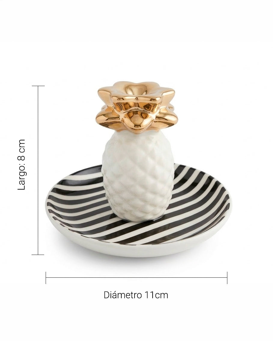 Porta Joyas Decorativo Piña