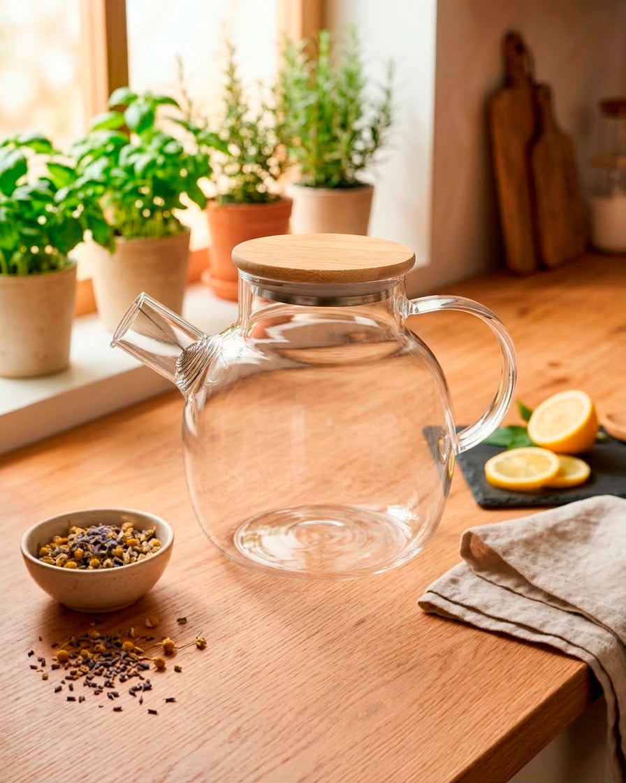 Tetera de vidrio 1000ml